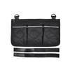 Wheelchair side armrest bag Reflective strip Portable Velcro polyester storage and hanging bag