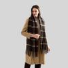 Plaid Scarf Women's Autumn and Winter Fashion New Versatile Long Fringed Shawl Student Retro Warm Scarf