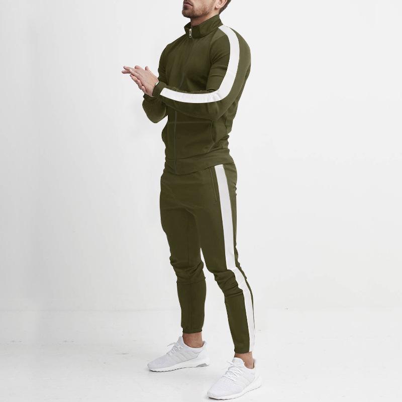 European/American Autumn/Winter Men's Casual Hooded Sportswear Set