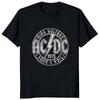2025 Hot Sale Summer Legendary Band AC Power Up DC Black T Shirt Men Women Short Sleeves Cool Hip Hop Streetwear Summer Top