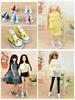 1Pair 3.5cm Fashion Canvas Shoes For Blythe Dolls Causal Shoes For Barbie Doll House Mini Shoes For 1/6 BJD Doll Accessories