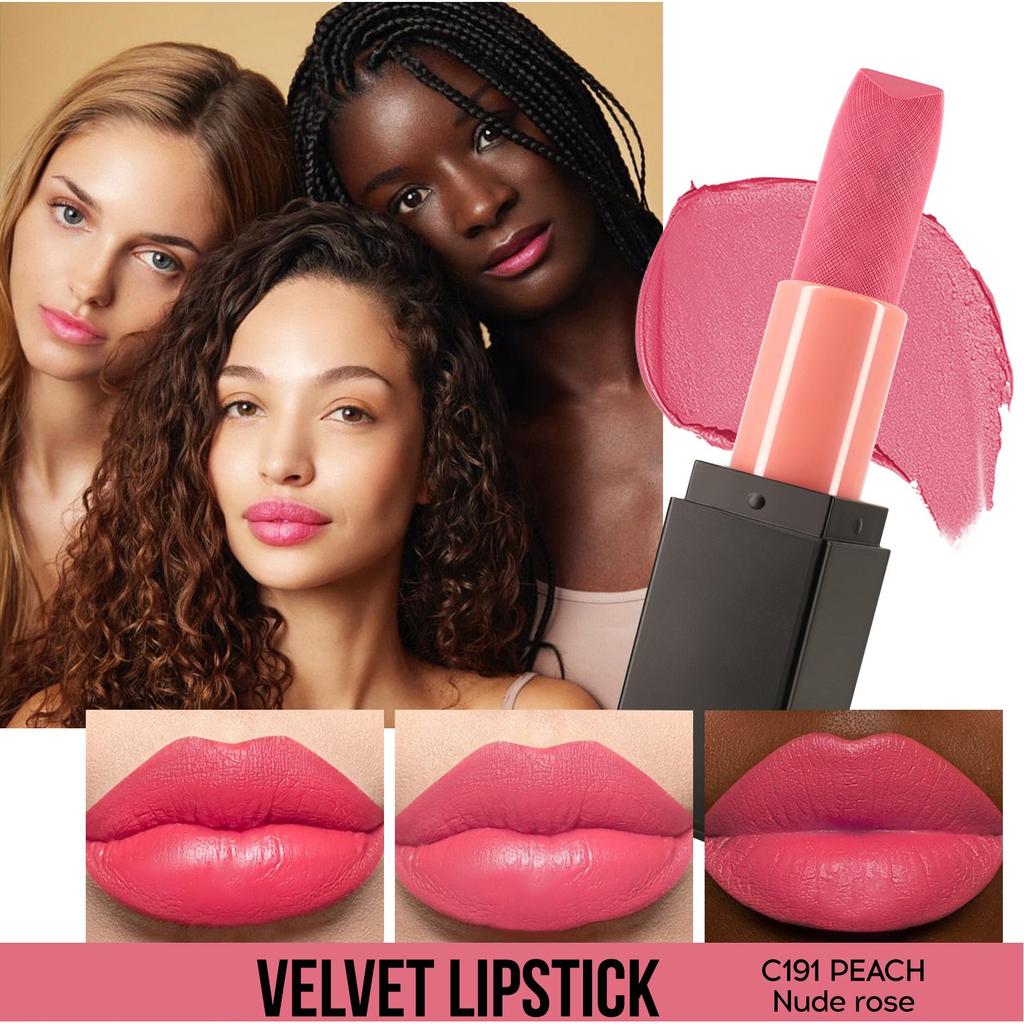 6-цветная помада European And American Velvet Natural Nude Lipstick