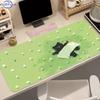Handpainted Pond Blackcat Scenery Large Mouse Pad Fresh Floral Lakeview Nonslip Desk Mat