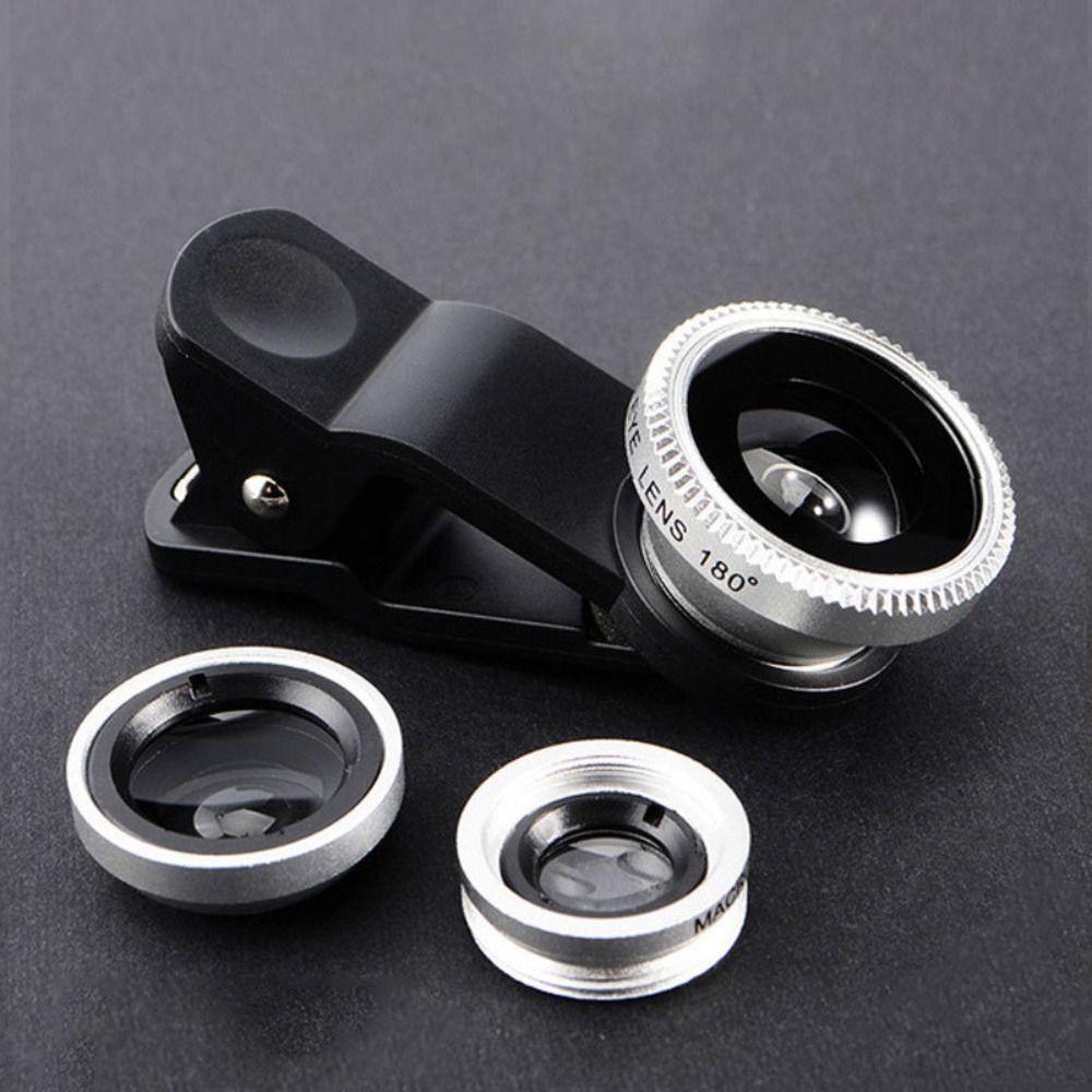 0.67X Wide Angle Mobile Phone Lens with Clip Phone Camera Lens Kit Portable Phone External Lens