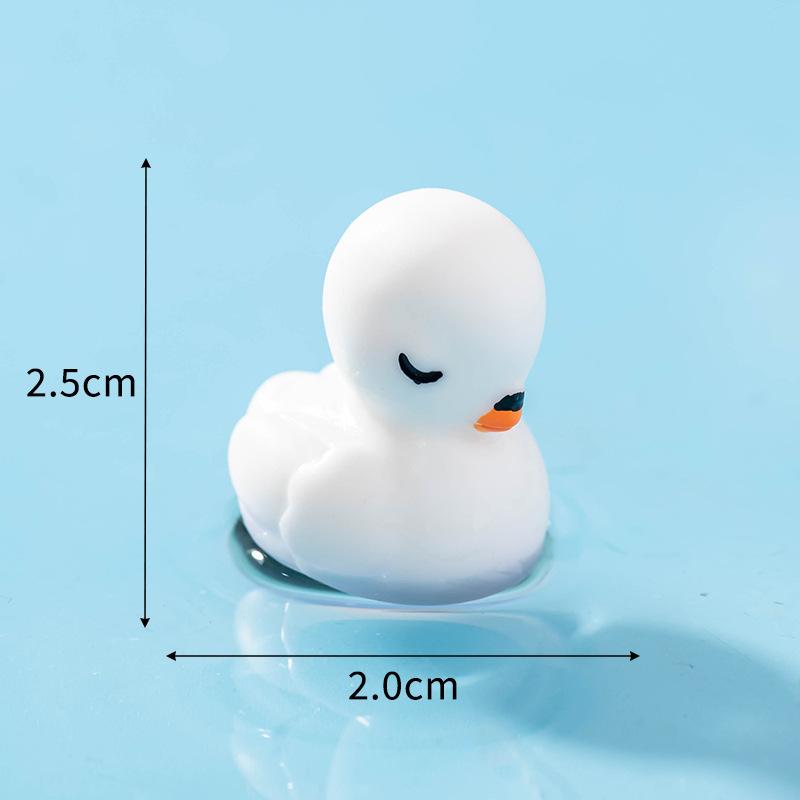 Мох Микро Ландшафтный Декор Милый Элегантный Черно-Белый Лебедь Животное Украшение Бонсай Настольное Украшение Автомобиля