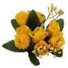 Candle Decoration with Yellow Roses 10 Cm