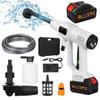 Handheld Pressure Washer Portable Power Cleaner with Rechargeable 1500*10mAh Battery Car Washer Gun