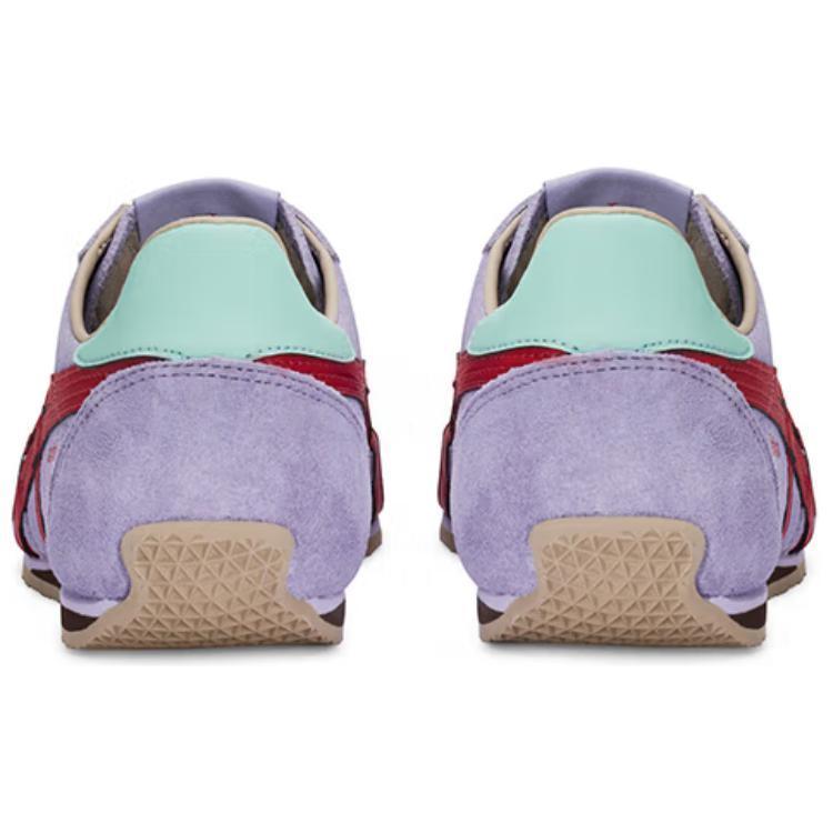 ONITSUKA TIGER Runspark Удобные Минималистичные Нескользящие Прочные Низкие Повседневные Кроссовки Унисекс Повседневная Обувь Фиолетовый Красный 1183C338-500
