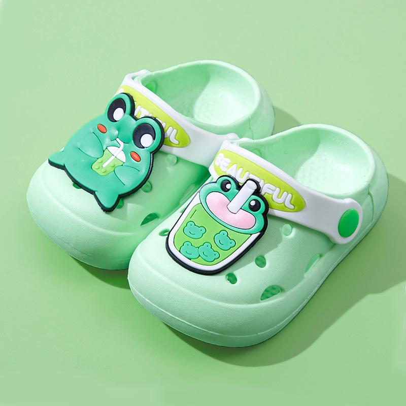 Summer children's indoor non-slip sandals for babies, toddlers, boys, girls, and middle-aged children, clogs
