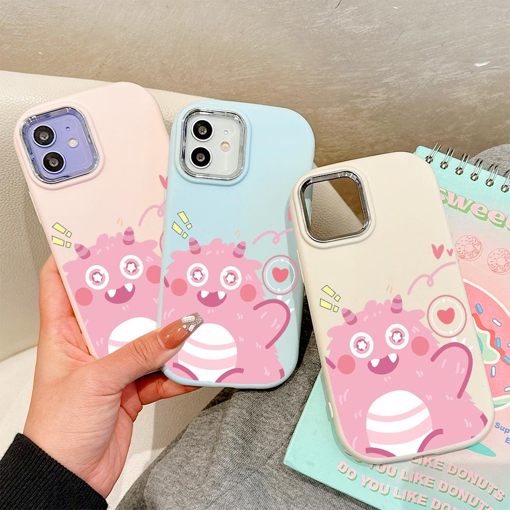 Сплошной цвет с серебряным краем линзы, жирный корпус, мягкий жидкий силиконовый чехол из ТПУ, противоударный чехол для телефона для Huawei Honor iPhone Infinix Tecno Vivo