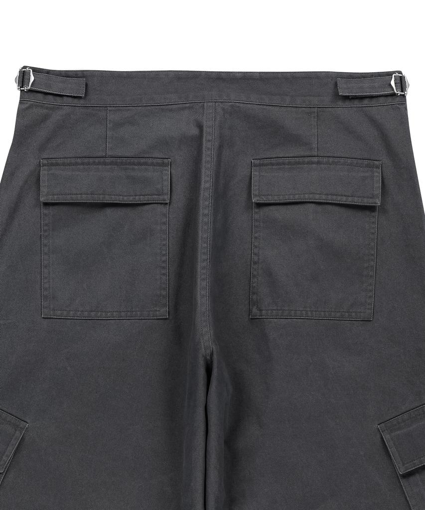 SLOWACID Button Fly Tech Cargo Pants [Charcoal]