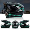 Professional Motocross Helmet Motocross Dirt Bike Off Road Motorbike Helmet Set Full Face MTB Helmet with Goggles Gloves Face