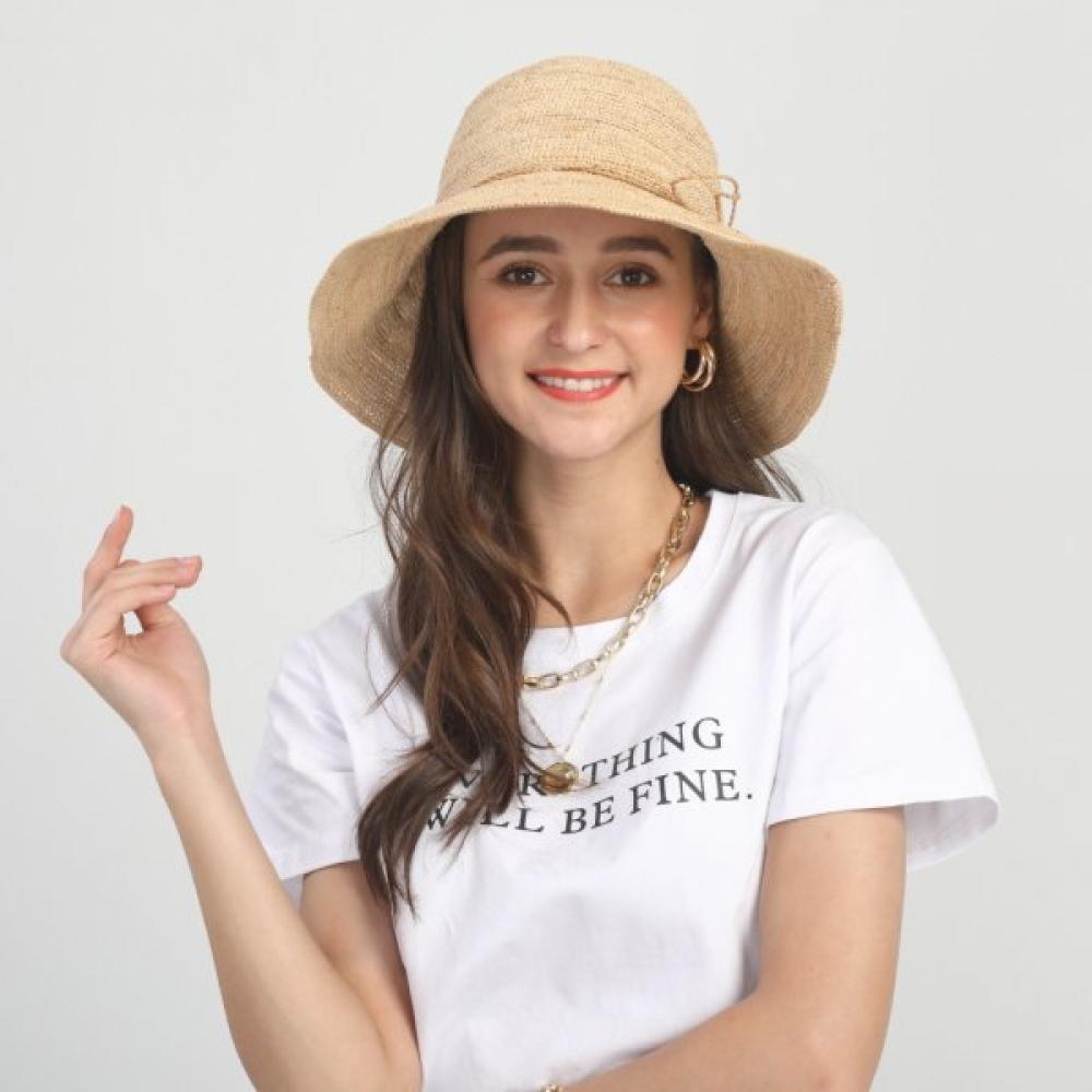Lara Natural Raffia Hat M Lalaac355s