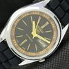 ВОССТАНОВЛЕННЫЕ ВИНТАЖНЫЕ МУЖСКИЕ ЧАСЫ SEIKO 5 AUTOMATIC 7009A ИЗ ЯПОНИИ, ЧЕРНЫЕ 598-a313049-9 SKU598-a313049