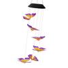 Solar Energy Powered Wind Chime Lamp Color Changing Butterfly Outdoor Garden Street Solar Panel Light