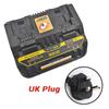 NEW Fast Charging DCB102 Li-ion Battery Charger For DeWalt 12V 14.4V 18V 20V DCB105 DCB200 Double Charging Postion with USB Port