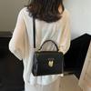 Ретро простая маленькая сумка женская осень-зима новая портативная маленькая квадратная сумка высококлассная деловая сумка кроссбоди