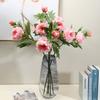 Peony Flower Artificial Bouquets for Home Table Arrangements Artificial Flowers for Living Room Decoration