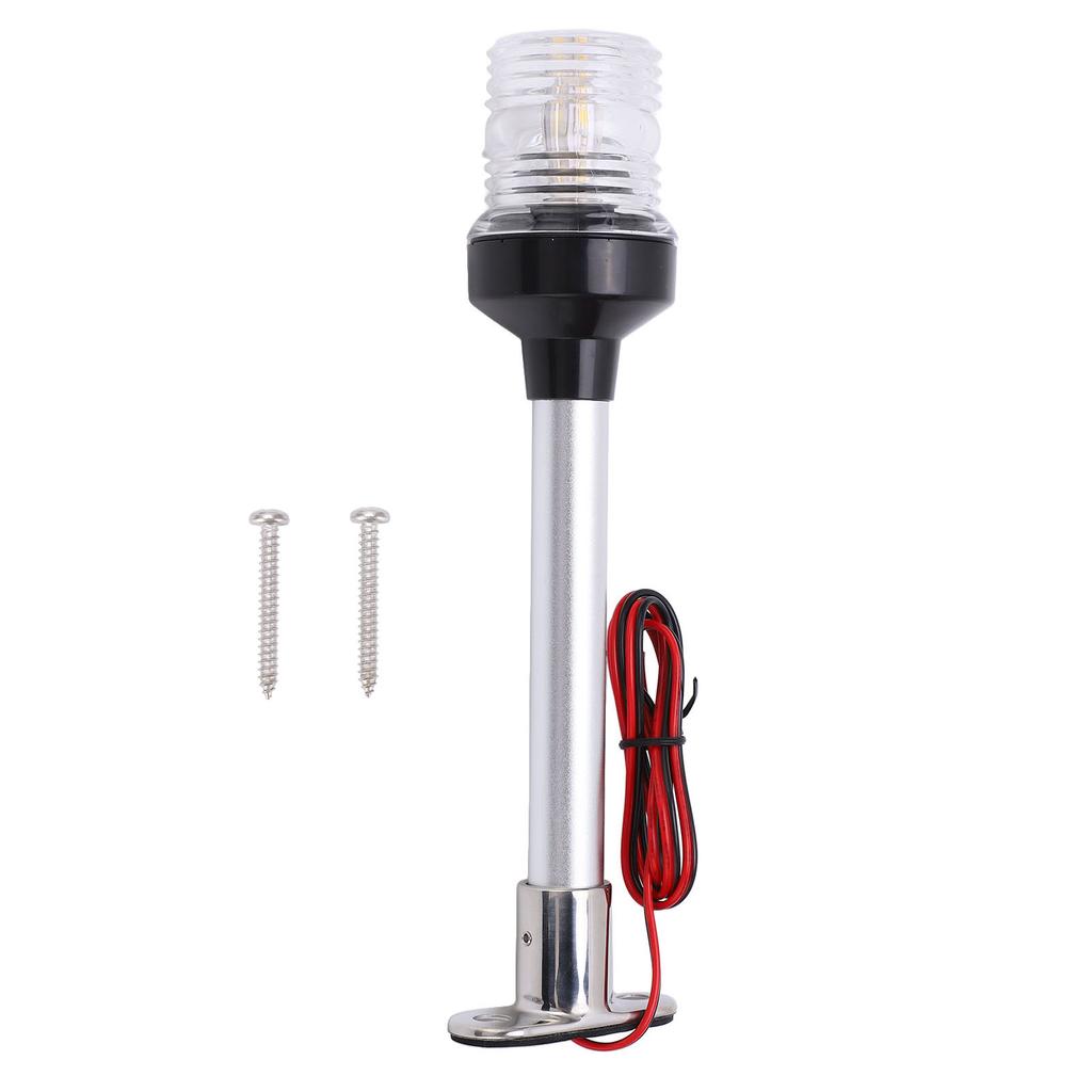 25cm 10in LED Navigation Light 360 degrees  Irradiation Angle Waterproof Marine Boat Sailing Lamp DC12V‑24V 5W
