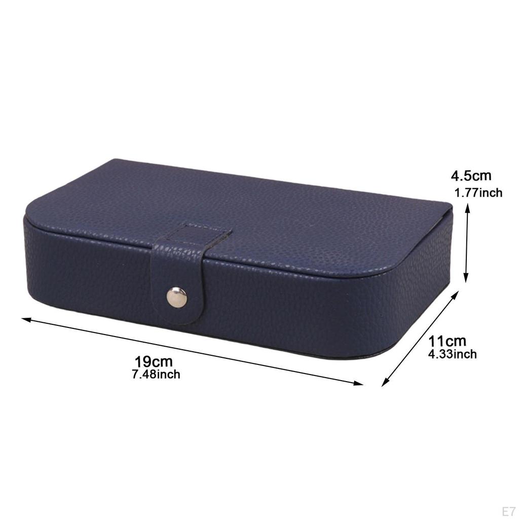 Шкатулка для хранения украшений Подарочный футляр для сережек-гвоздиков Ожерелья