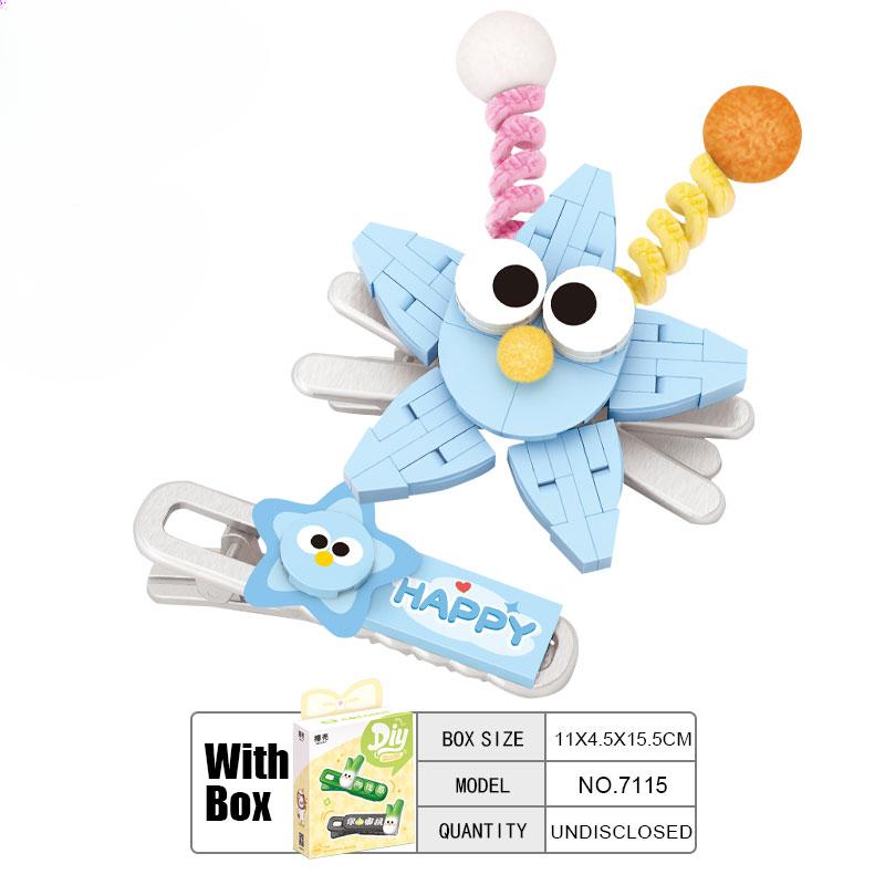 Строительные блоки из скорлупы кокоса, заколки с пандой, кошка, животное, забавные аксессуары для игр в дофамин, подарок для маленьких девочек, Loz