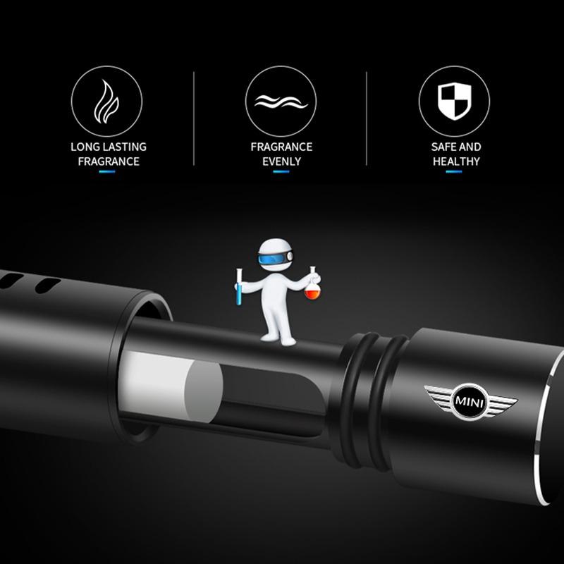 Автомобильный освежитель воздуха на вентиляционную решетку, цилиндрический диффузор для эфирных масел, зажим на вентиляционную решетку для MINI Cooper Fridge One F56 R56 R57 R58 R59 R60 JCW Countryman Clubman