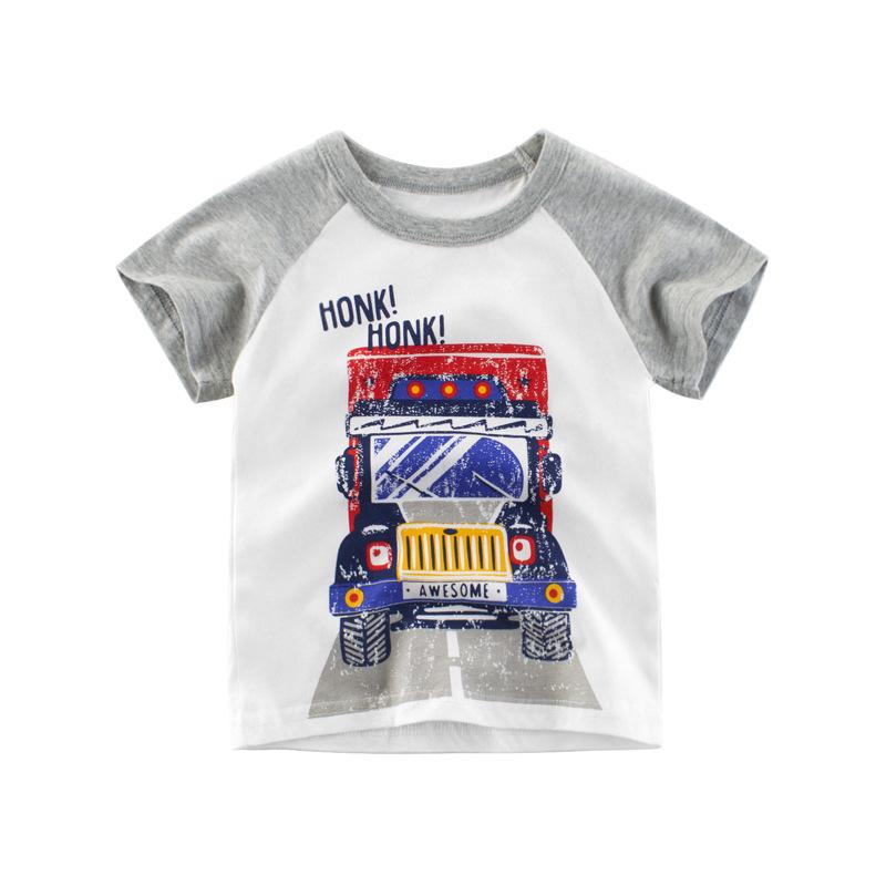 New summer boys' clothing, medium and small children's T-shirts, short-sleeved children's undershirts, and boys' clothes.