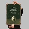 Socrates Quote Metal Wall Art Socrates Inspirational Quote Metal Wall Art Philosophical Home Decor for Office Study Room