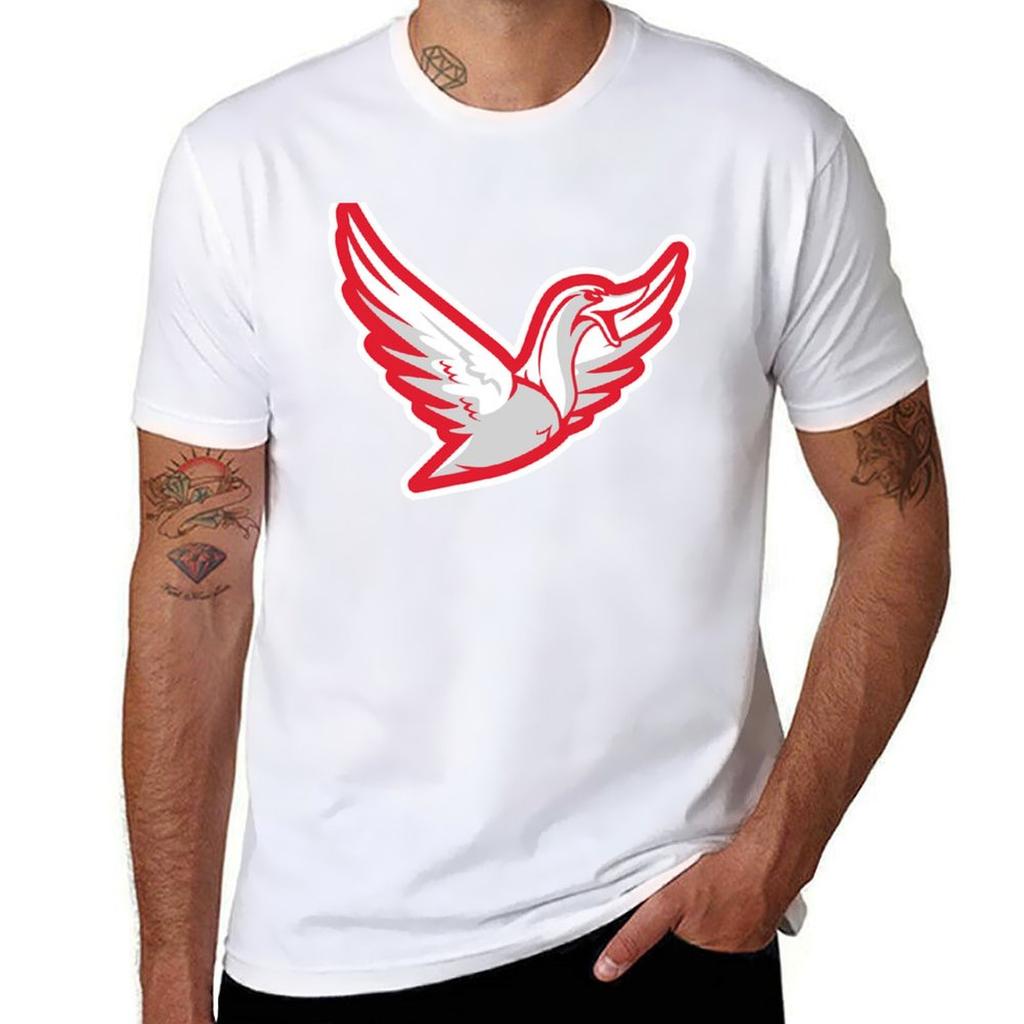 Swan Artwork Fanart Tshirt Basic Casual Wear Short Sleeve Top Tshirt