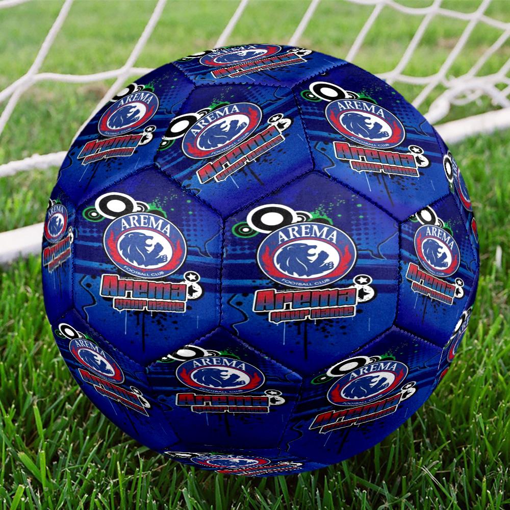 Arema Football club Printed Size 5 Soccer Balls, High-Quality, Anti-Slip, Protective Football, A Unique Gift , Birthdays, Christmas Gifts