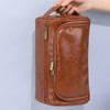 Men Vintage Luxury Toiletry Bag Travel Necessary Business Cosmetic Makeup Cases Male Hanging Storage Organizer Wash Bags