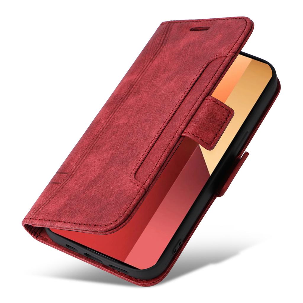 BETOPNICE 001 for Xiaomi Redmi Note 14S 4G/Note 13 Pro 4G/Poco M6 Pro 4G Case with Hand Strap Leather Wallet Cover