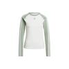 Originals Slim Fit Long Sleeve Tee Women Tops Green IY3197