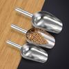 Stainless Steel Shovel Metal Coffee Bean Flour Shovel Multifunctional Ice Shovel Food Measuring Spoon Kitchen Accessories
