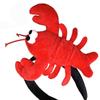 Performance Prop Wash Face Plush Crab Hair Hoop Female Headwear Cartoon Headdress Lobster Headband