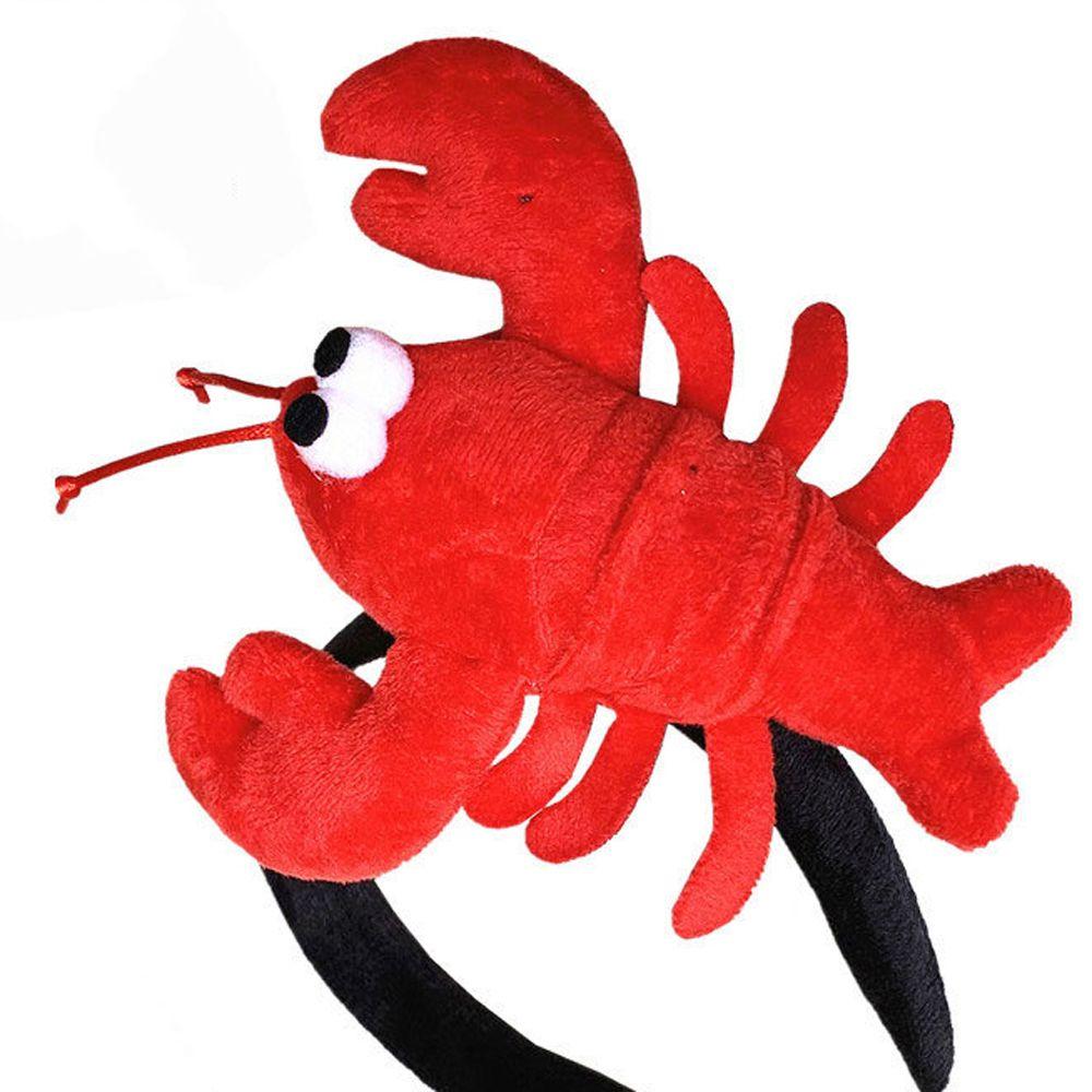 Performance Prop Wash Face Plush Crab Hair Hoop Female Headwear Cartoon Headdress Lobster Headband
