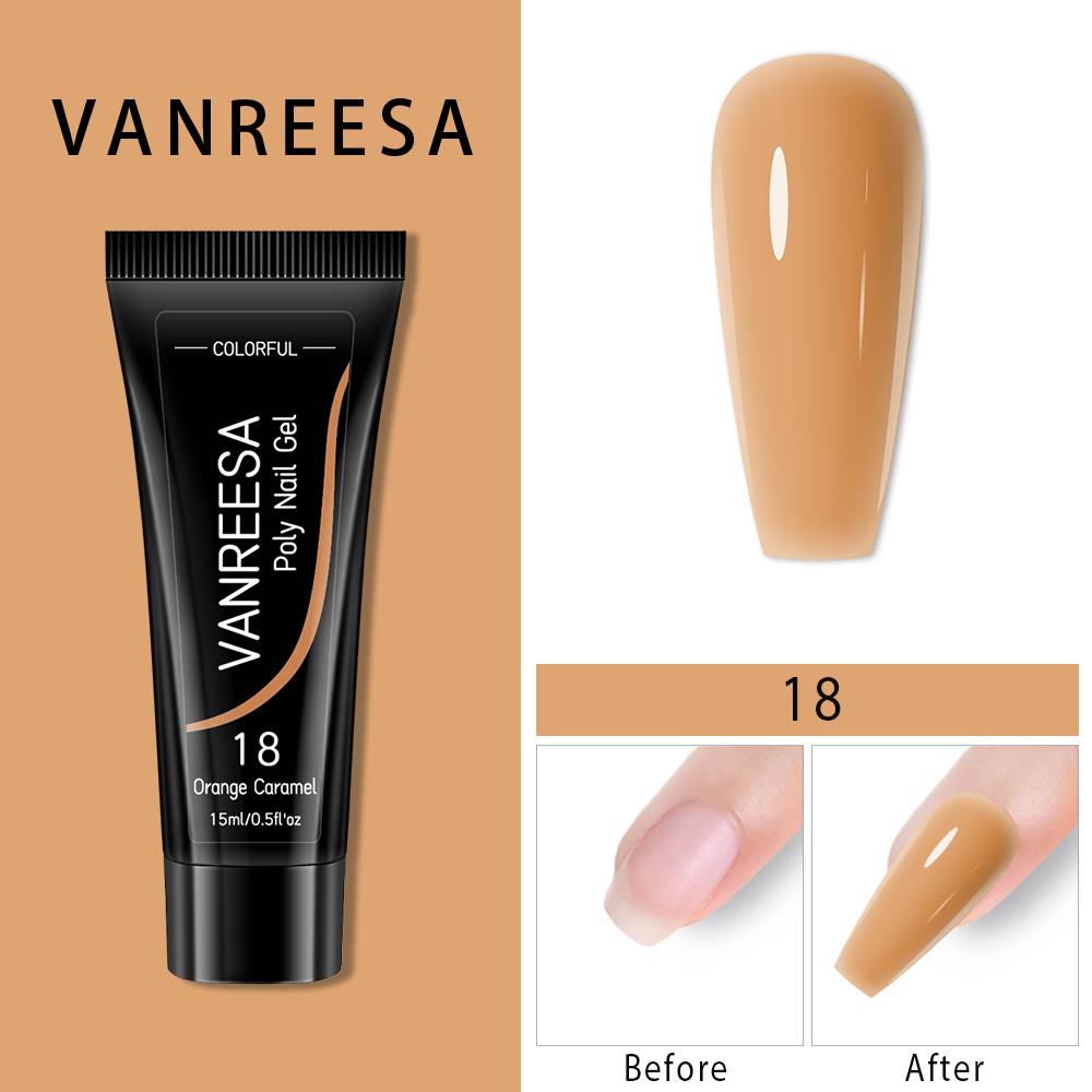 VANREESA 36 цветов поли гель для наращивания ногтей быстро наращивающий гель-лак для маникюра