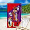 proof beach towel with a CHEETOS pattern - soft,absorbent,quick-drying,machine washable - perfect for swimming,camping,bathing