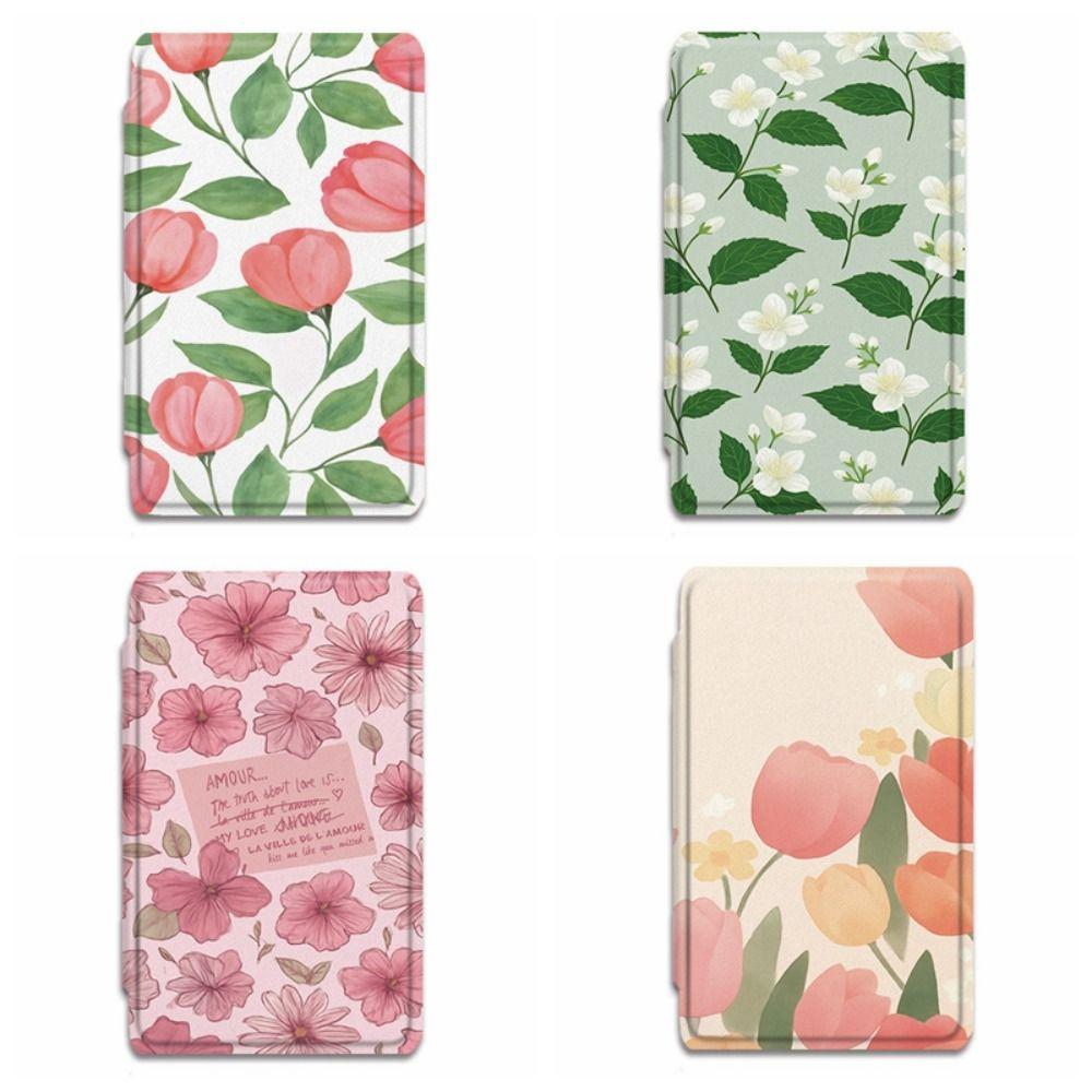 PU Leather Surface Magnetic Case Anti-fall EBook Reader Shell for XTEINK X4/X3 Reader Protection