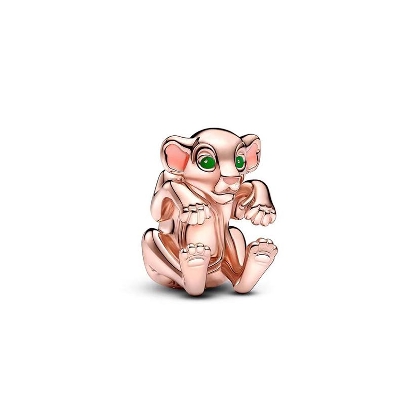 Charm Originale Animal King Simba Beads Fits Bracelets Necklace For Charms Copper Women Luxury Diy Jewelry Making