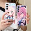 Прозрачный чехол для мобильного телефона Blue Archive Takahashi Hoshino для Samsung Galaxy S25 S24 S23 S22 S21Plus FE Ultra Цветная обложка