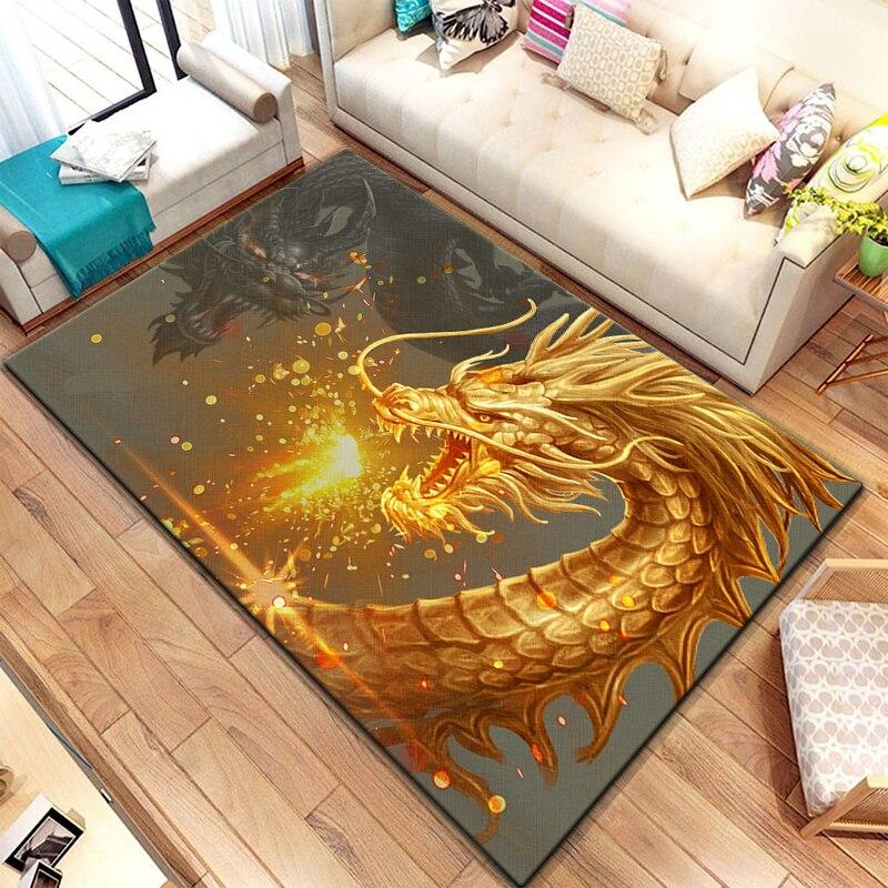 Китайский дракон HD ковер на заказ, домашний декор, коврик для кемпинга, кухонный коврик для туалетной комнаты, коврик для йоги, коврики для гостиной, милый ковер