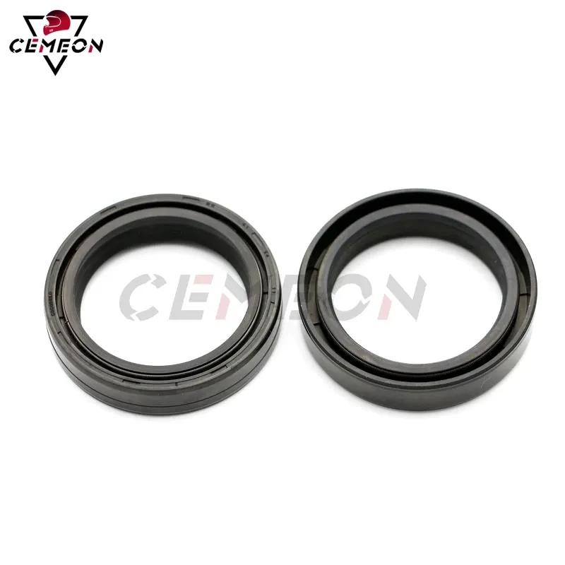 41X52.2X11 Fork seal For BMW F650CS Scarver 02-05 F800GS 09-11 Motorcycle front shock absorber front fork oil seal and dust cap