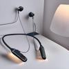 Bluetooth 5.0 Наушники-гарнитура с цифровым дисплеем, двойные вкладыши, конструкция на шею, батарея 500 мАч для сверхдлительного времени работы