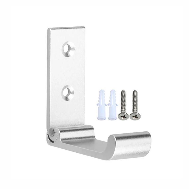 Складные крючки Настенные двери Одежда Пальто Шляпа Сумки Вешалки из алюминиевого сплава Кухня Ванная комната Нержавеющие крючки для полотенец Складной одинарный крючок