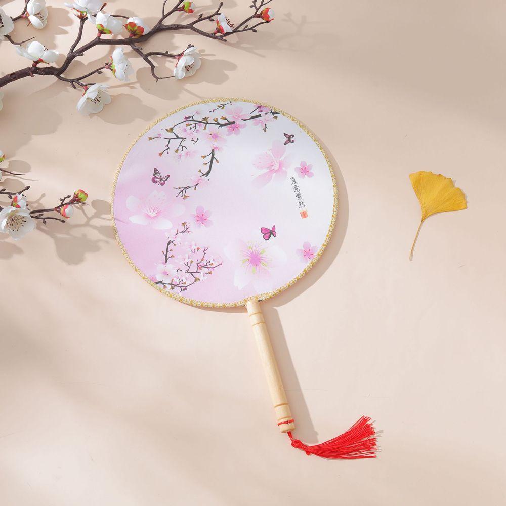 Украшения Домашний Декор Мастерство Круглый Веер Декоративные Веера Реквизит Для Фотосъемки Представление Ханьфу