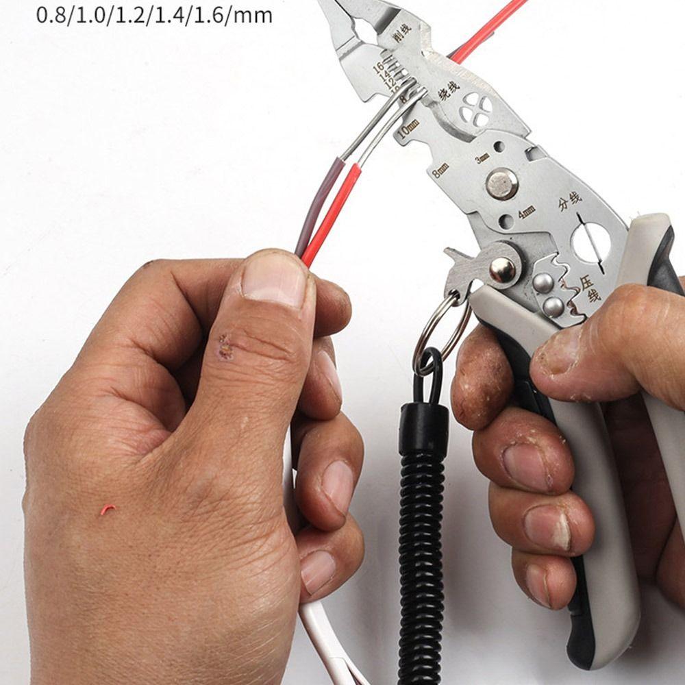 Кабель Провод Клещи для зачистки проводов Угловые электрические клещи Автоматический инструмент для зачистки проводов Электрик