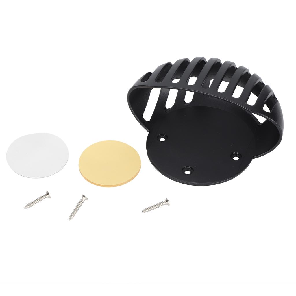 WallMounted Speaker Stand Easy Assembly Fashionable Design Wall Bracket Accessories for Speaker(Black )