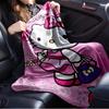 1pc Hello Kitty Pink Floral Swing Blanket - Home Decor Blanket for All Seasons, Soft and Comfortable, Machine Washable, Great Gift for Every