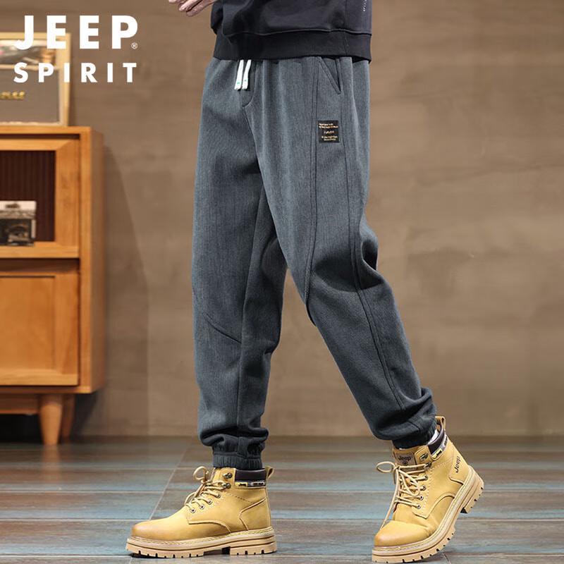 JEEP SPIRIT Men's Loose Fit Jogger Sweatpants